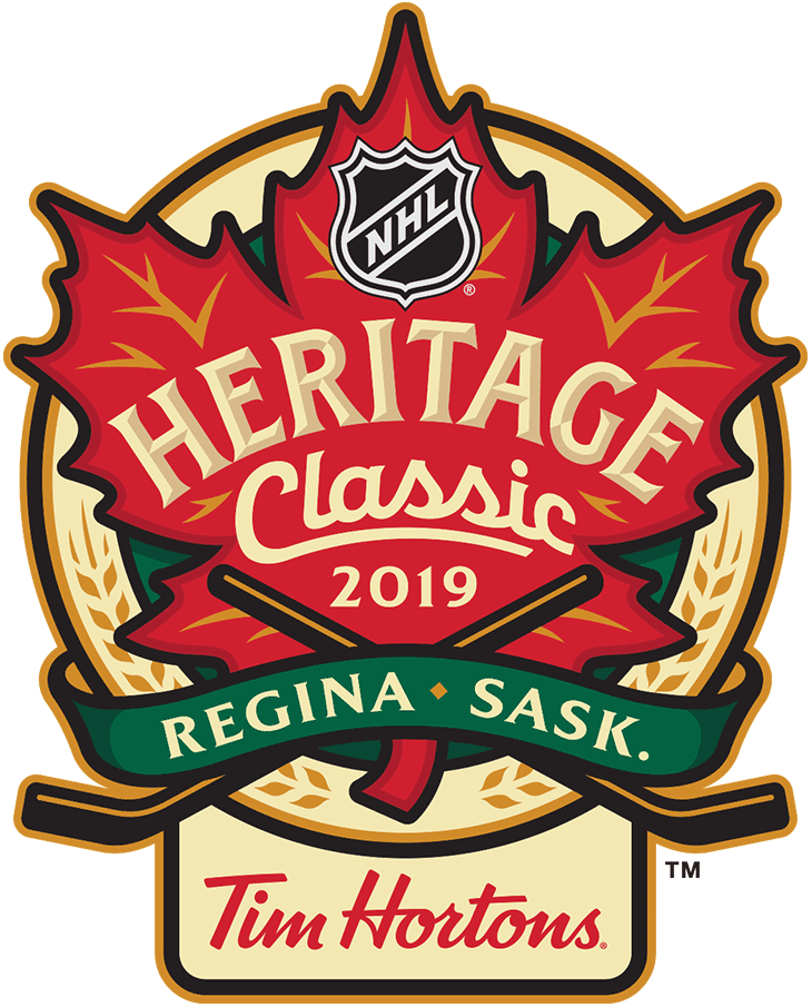 NHL Heritage Classic 2020 Sponsored Logo iron on transfers for clothing
